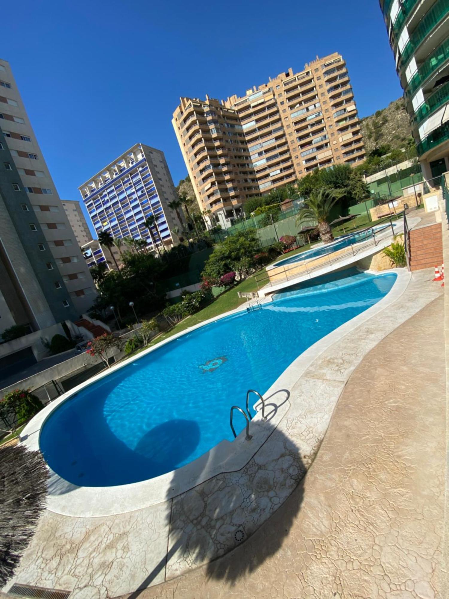 Apartamento Benidorm Con Piscina En La Playa Cala de Finestrat Ngoại thất bức ảnh